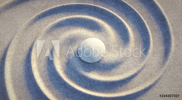 Bild på Stein in Sandspirale